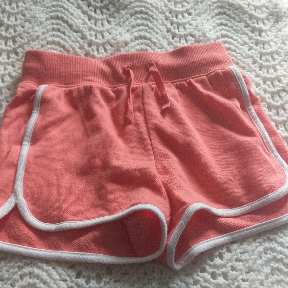Jumping Beans Coral and White Athletic Shorts